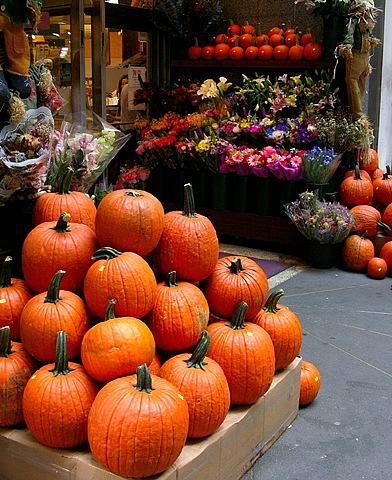 Commerce Goes Colorful. Pumpkins