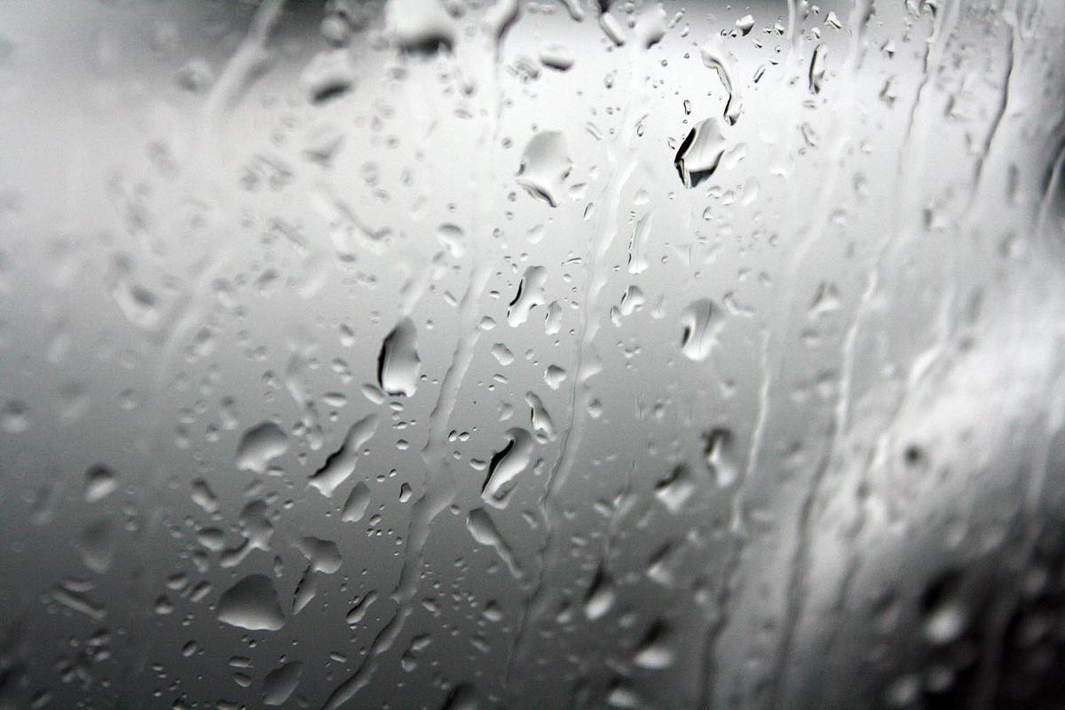 Window Musings. Droplets